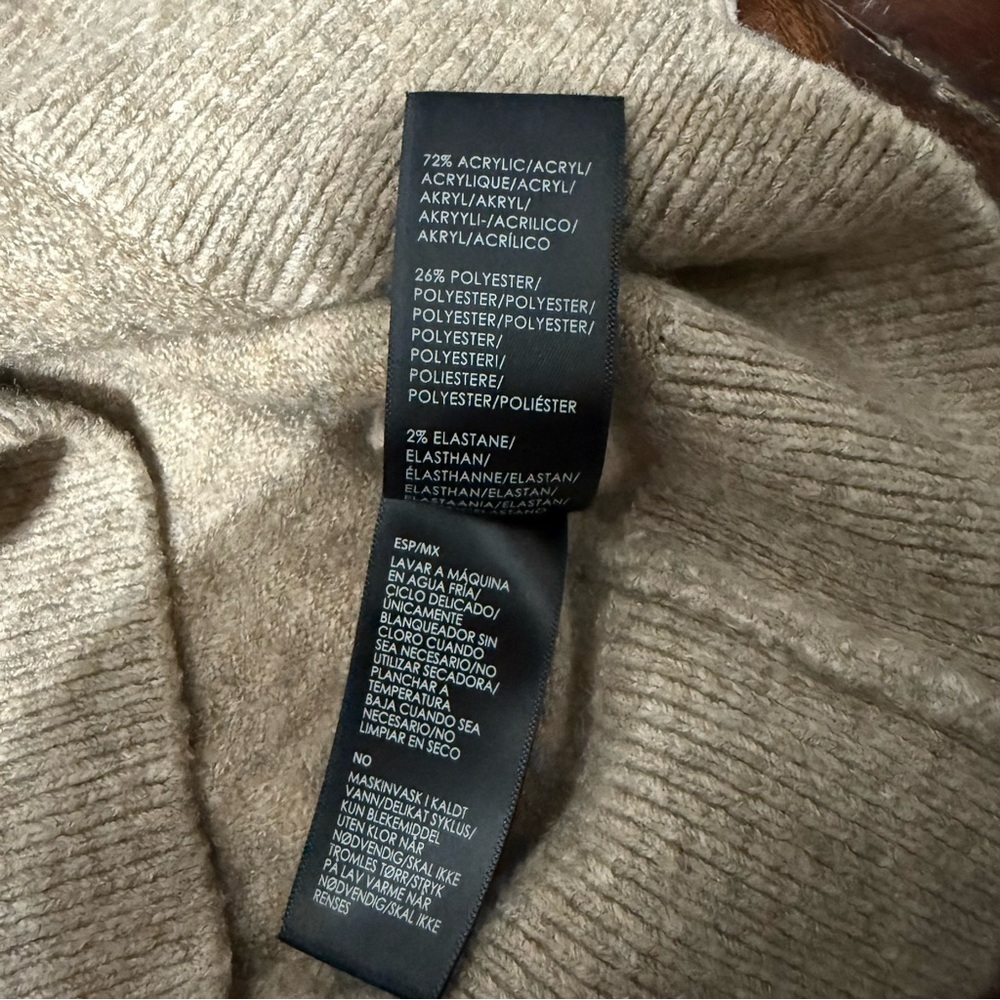 Liverpool Los Angeles Sweater Women’s Size Small Taupe Heather - Picture 5 of 6